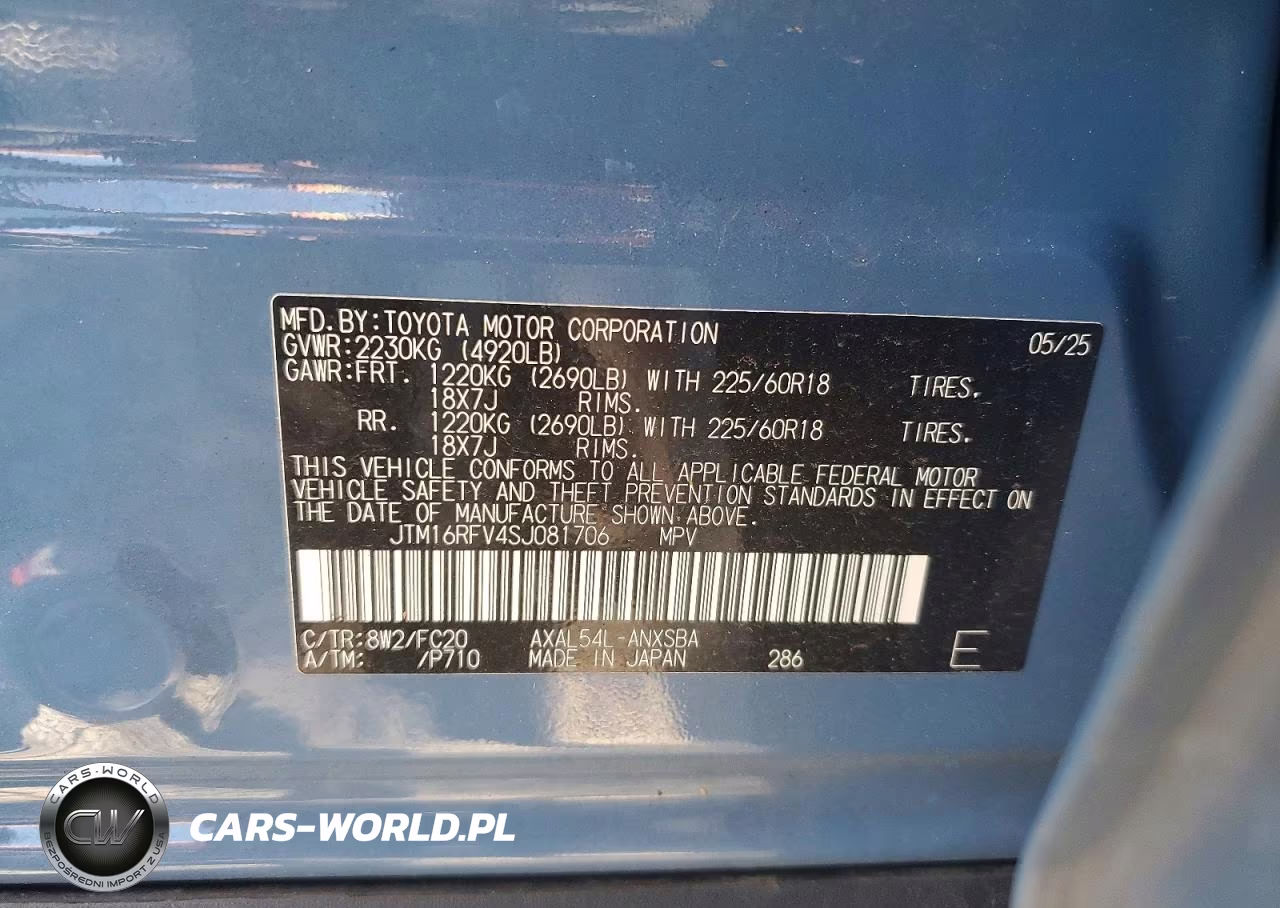 2025 Toyota Rav4 Se VIN:JTM16RFV4SJ081706 - 14