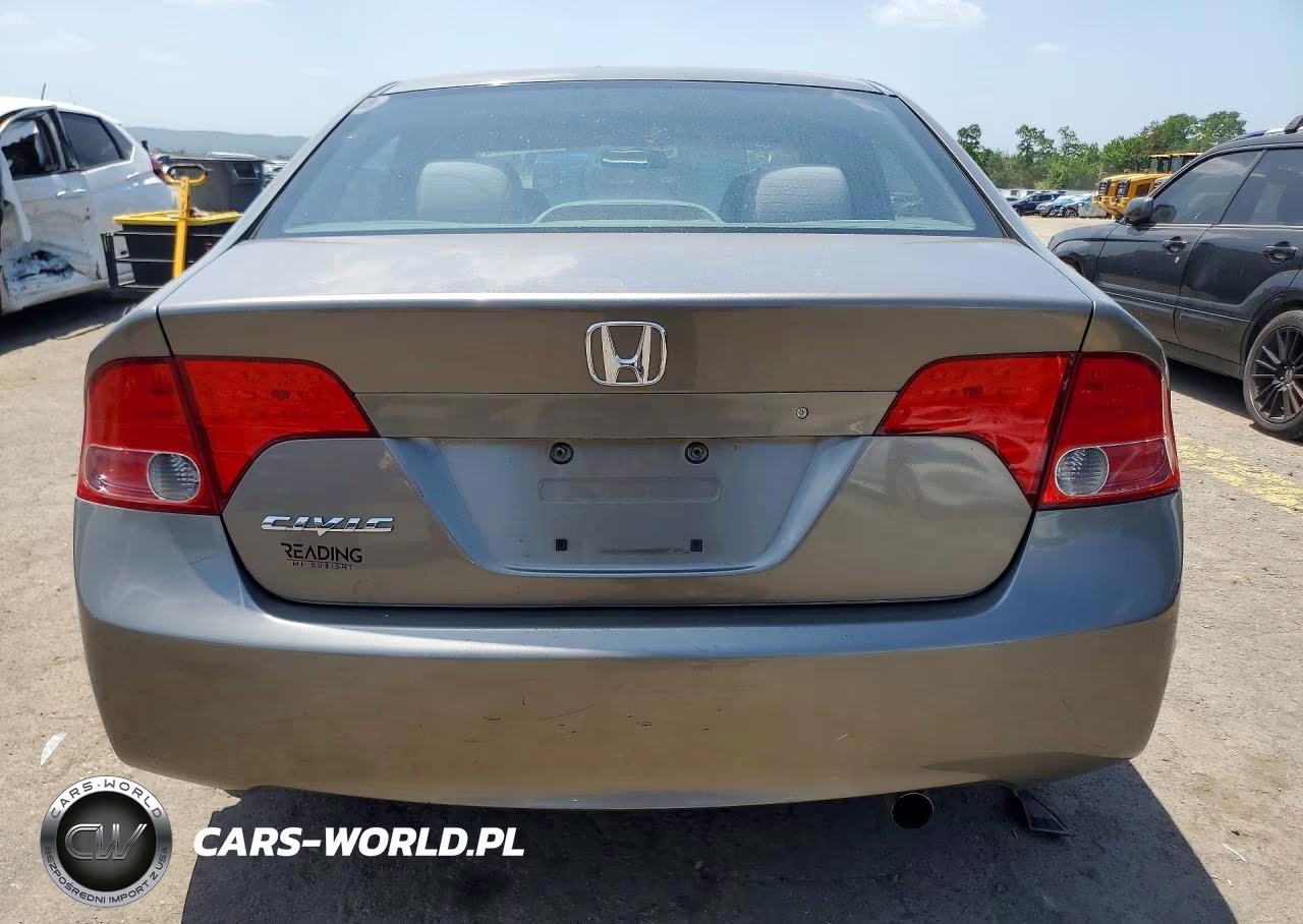 2007 Honda Civic Lx VIN:1HGFA16517L012104 - 6