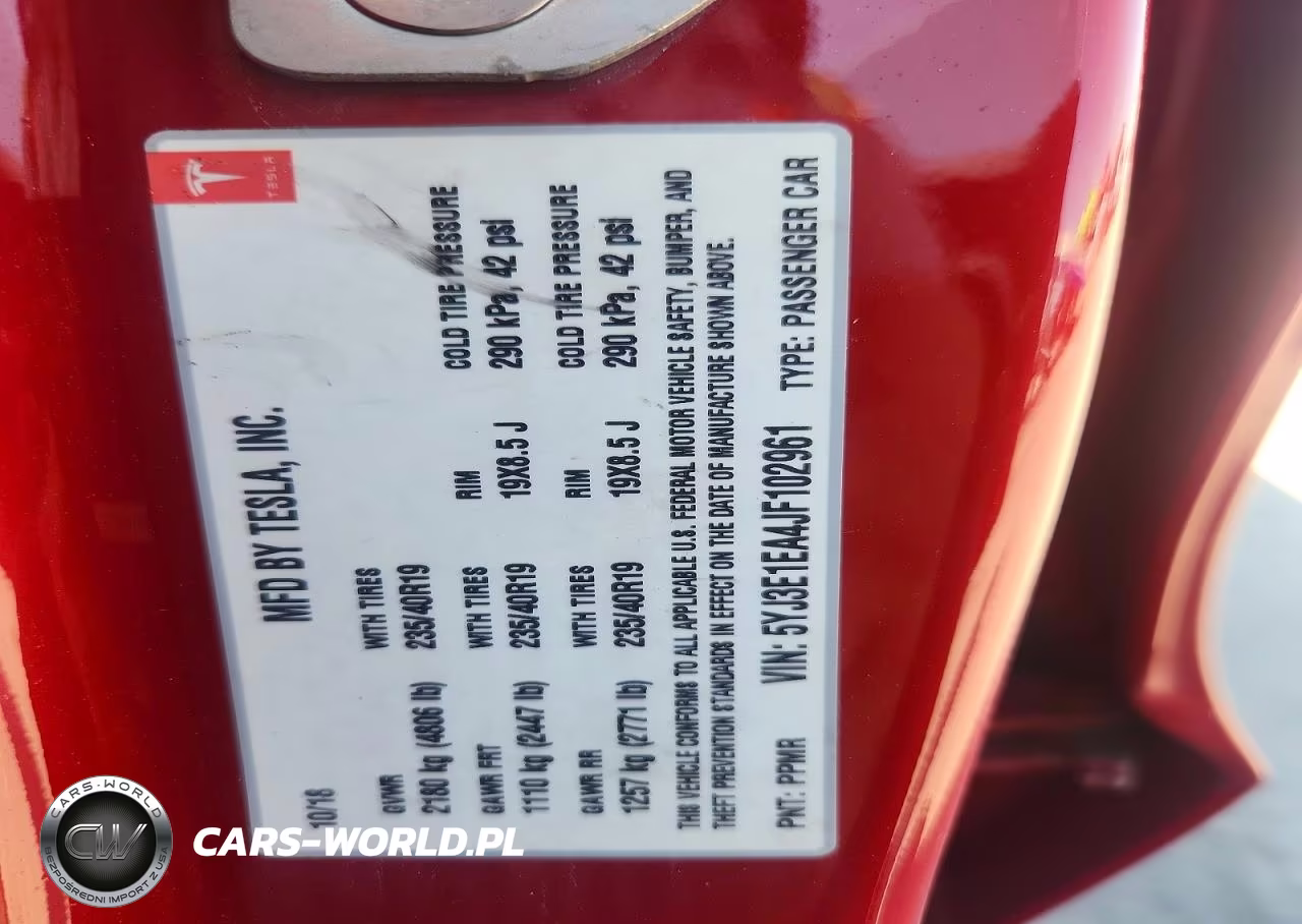 2018 Tesla Model 3 VIN:5YJ3E1EA4JF102961 - 12