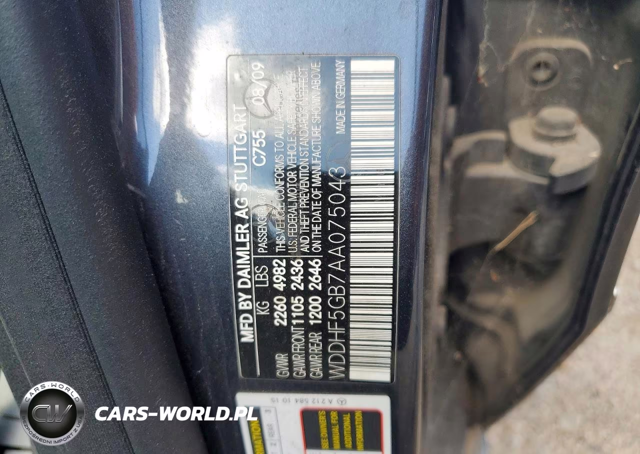 2010 Mercedes-Benz E 350 VIN:WDDHF5GB7AA075043 - 12