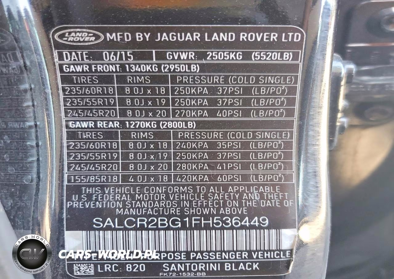 2015 Land Rover Discovery Sport Hse VIN:SALCR2BG1FH536449 - 13