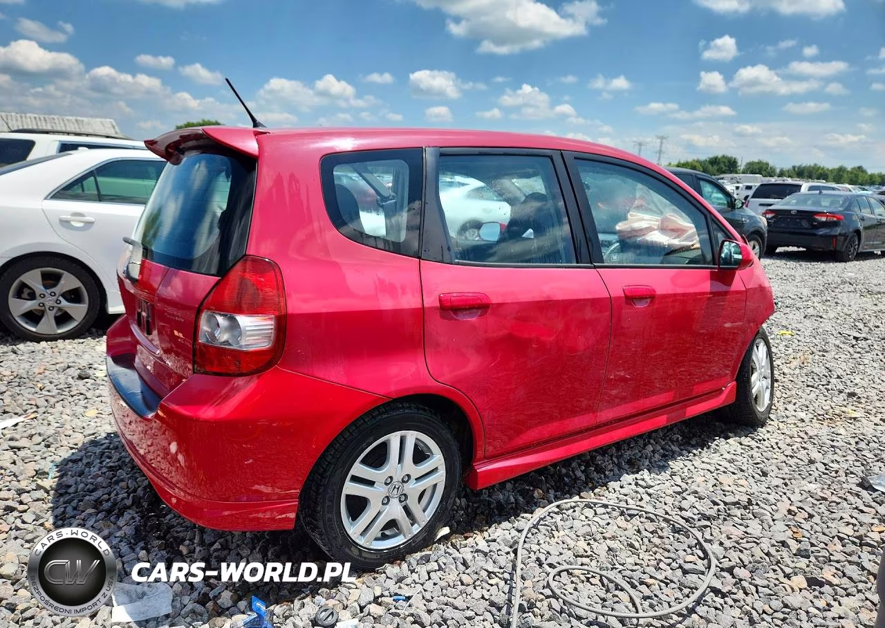 2007 Honda Fit S VIN:JHMGD38607S002390 - 3