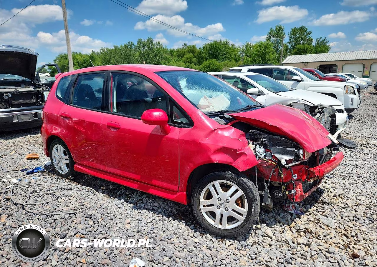 2007 Honda Fit S VIN:JHMGD38607S002390 - 4
