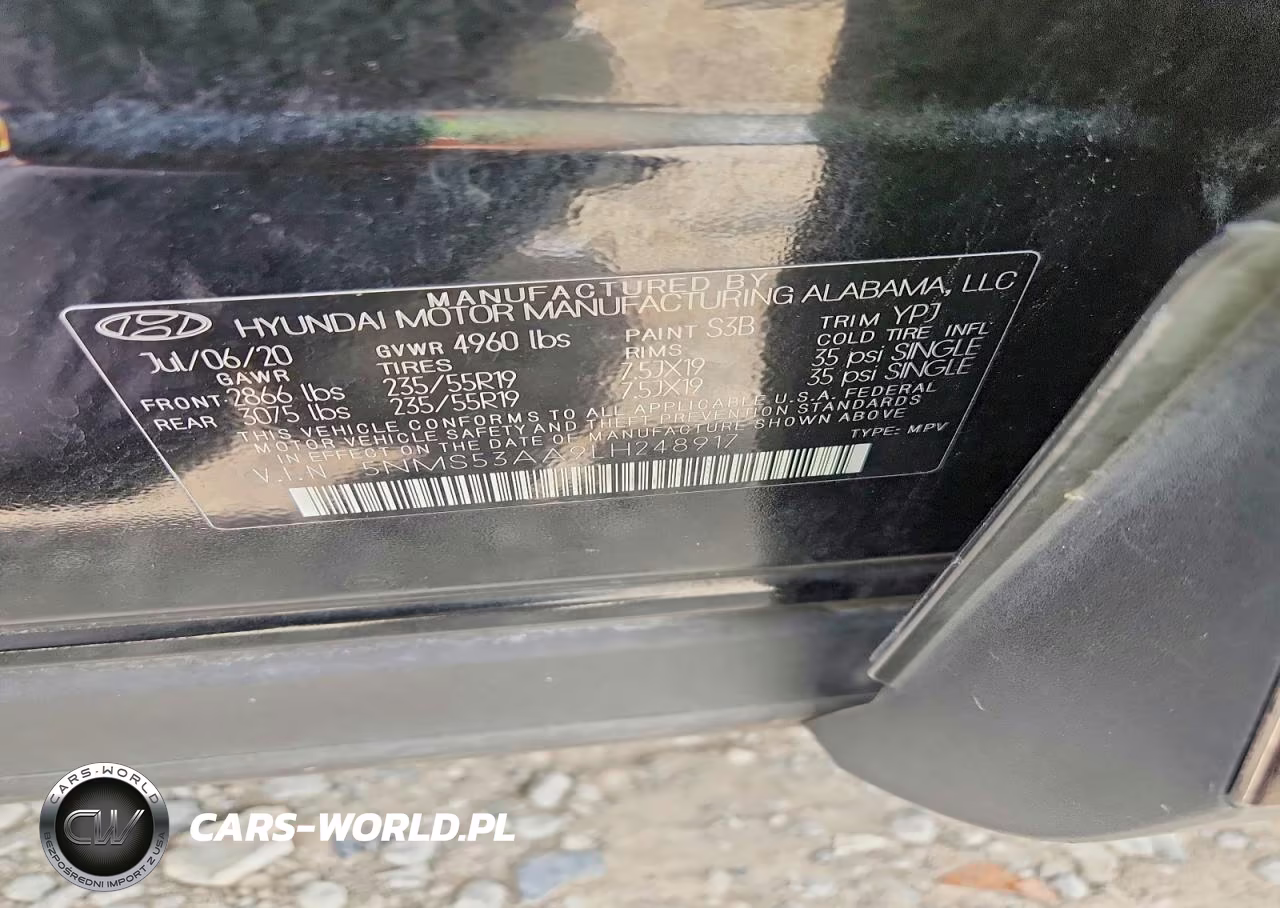 2020 Hyundai Santa Fe Limited 2.0T VIN:5NMS53AA9LH248917 - 13
