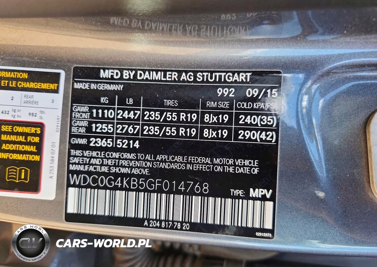 2016 Mercedes-Benz Glc 300 4Matic VIN:WDC0G4KB5GF014768 - 13