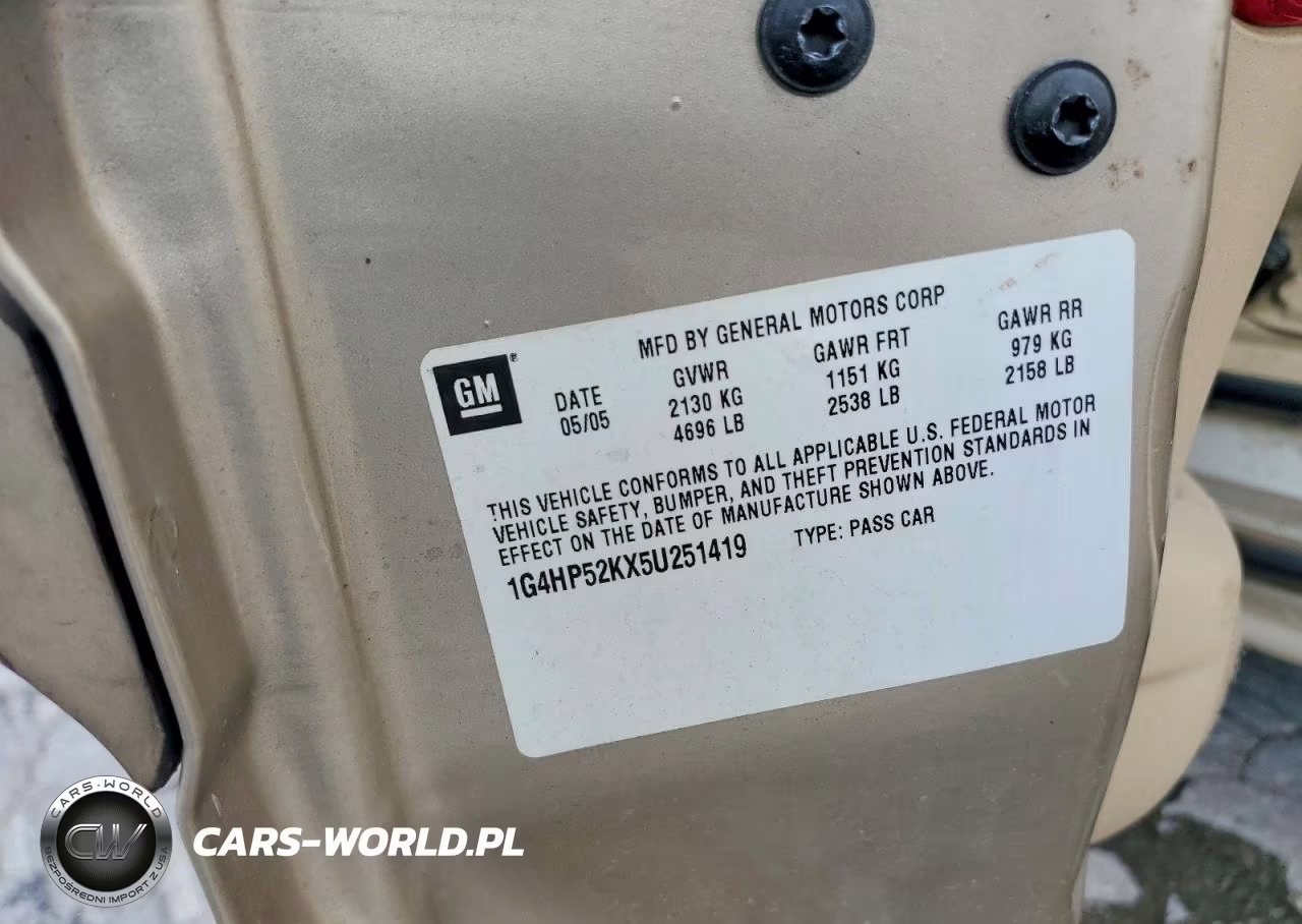 2005 Buick Lesabre Custom VIN:1G4HP52KX5U251419 - 12