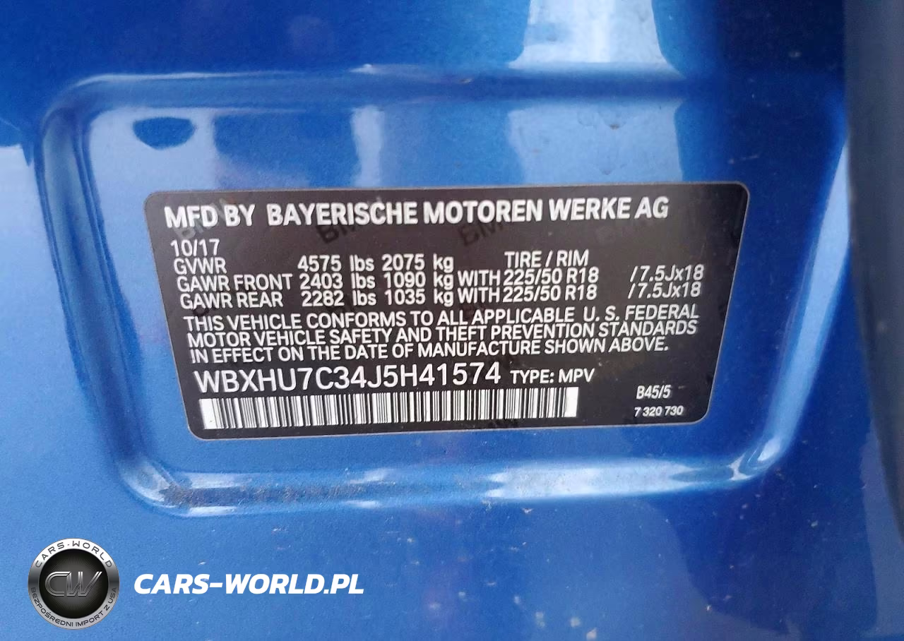 2018 BMW X1 Sdrive28I VIN:WBXHU7C34J5H41574 - 13