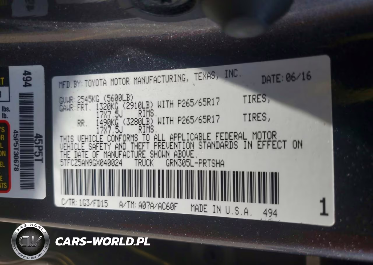 2016 Toyota Tacoma Trd Sport VIN:5TFCZ5AN9GX040024 - 12