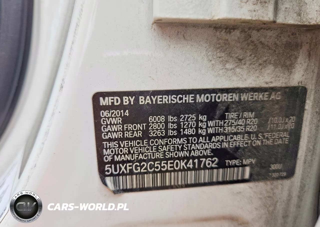 2014 BMW X6 xDrive35I VIN:5UXFG2C55E0K41762 - 13