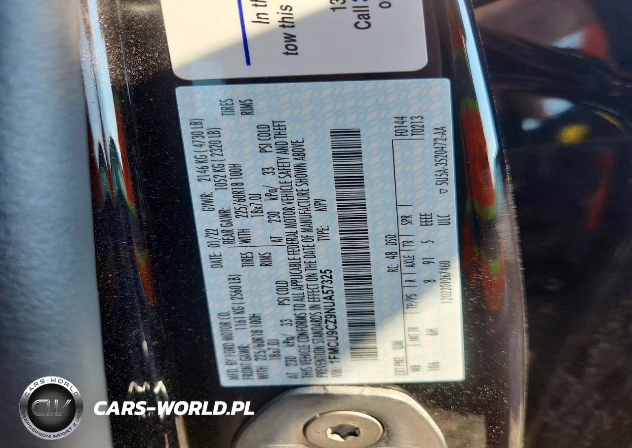 2022 Ford Escape Sel VIN:1FMCU9CZ9NUA57325 - 14