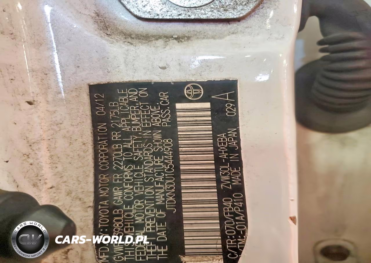 2012 Toyota Prius Two VIN:JTDKN3DU1C5444908 - 12