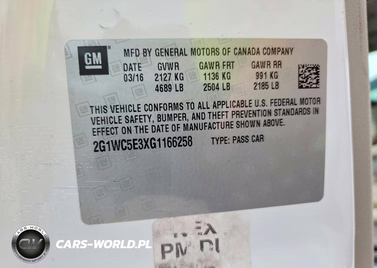 2016 Chevrolet Impala Limited Ltz VIN:2G1WC5E3XG1166258 - 12