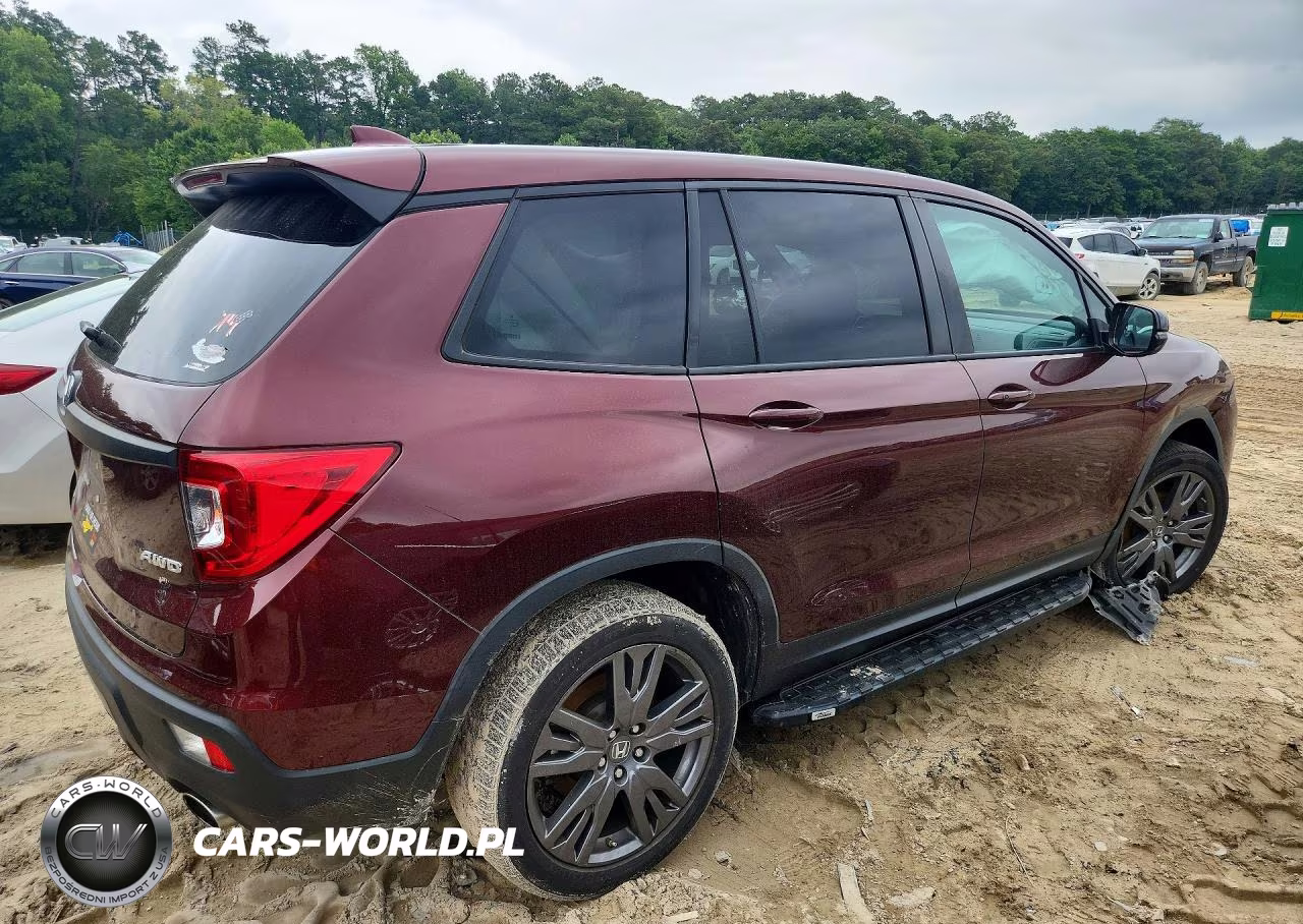 2021 Honda Passport Exl VIN:5FNYF8H57MB016879 - 3