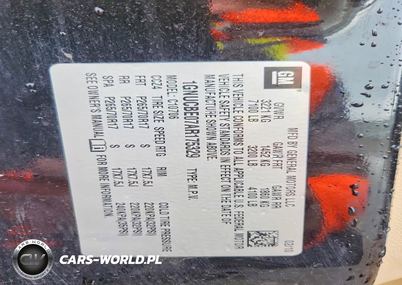 2010 Chevrolet Tahoe C1500 Lt VIN:1GNUCBE07AR175329 - 13
