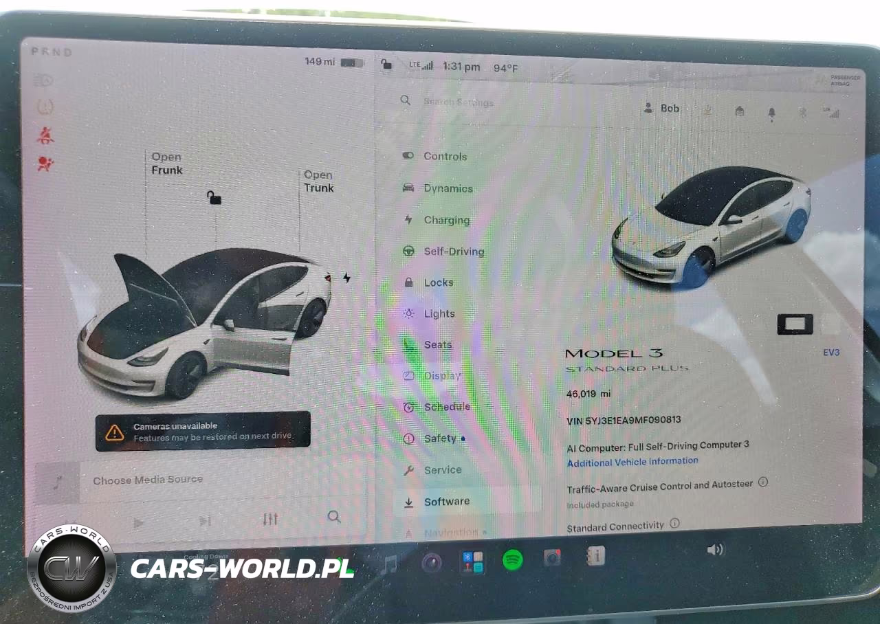 2021 Tesla Model 3 VIN:5YJ3E1EA9MF090813 - 9