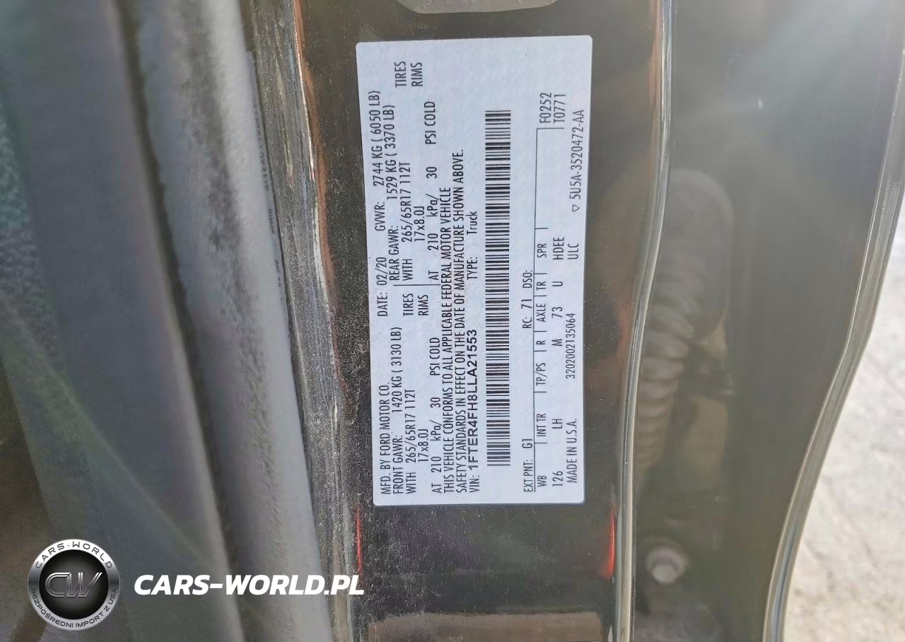 2020 Ford Ranger Xl VIN:1FTER4FH8LLA21553 - 13