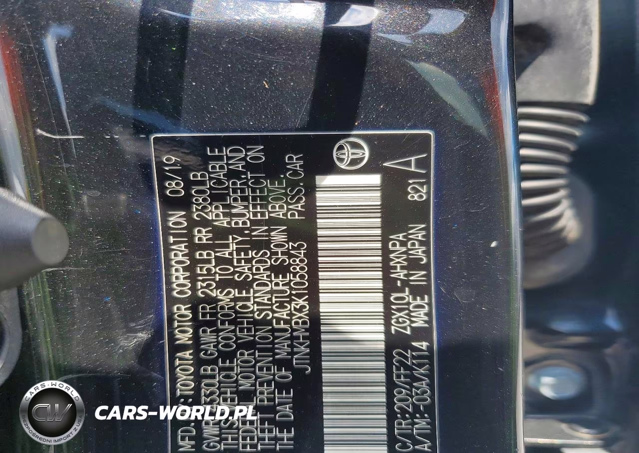 2019 Toyota C-Hr Xle VIN:JTNKHMBX3K1058843 - 12