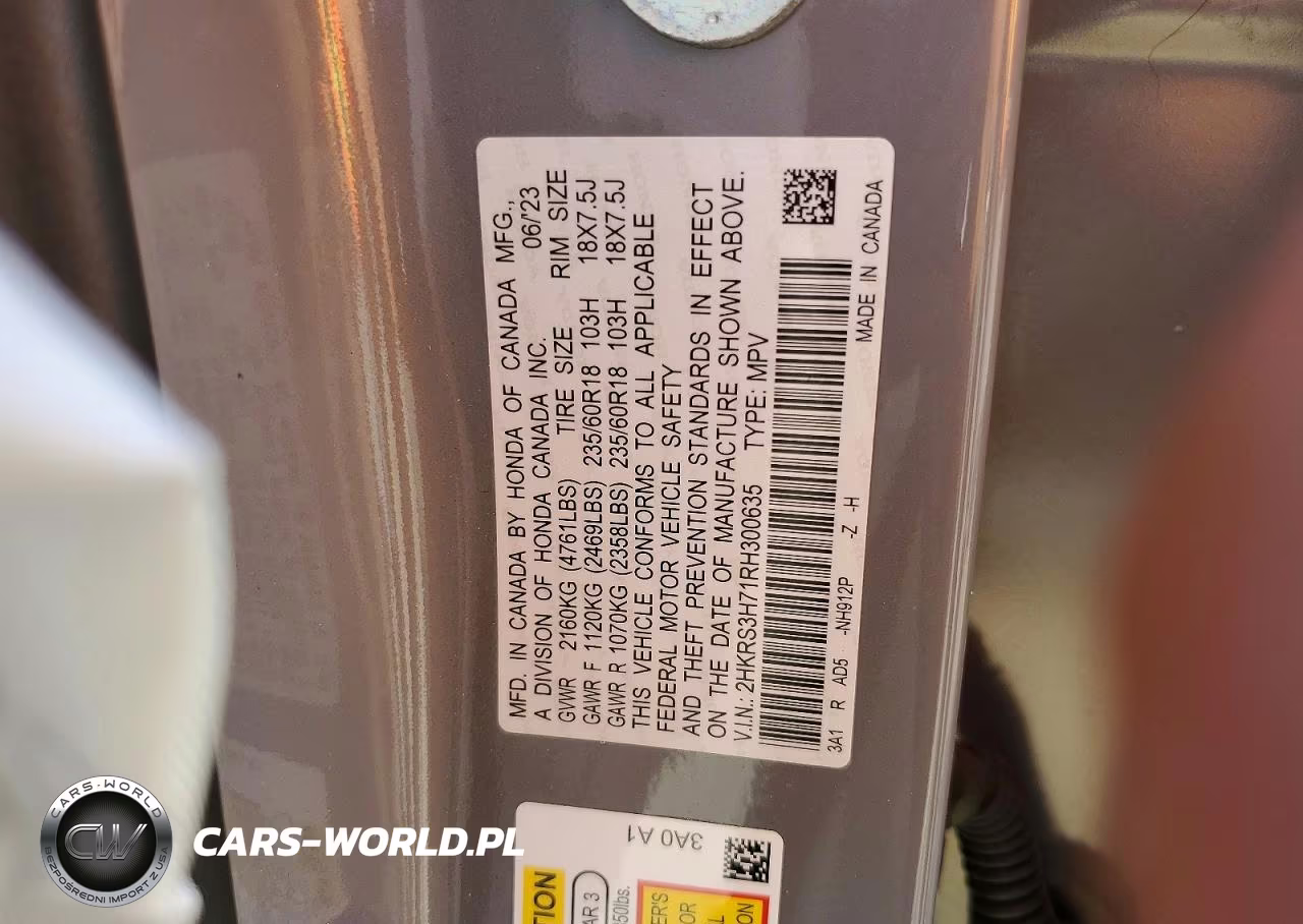 2024 Honda Cr-V Exl VIN:2HKRS3H71RH300635 - 12