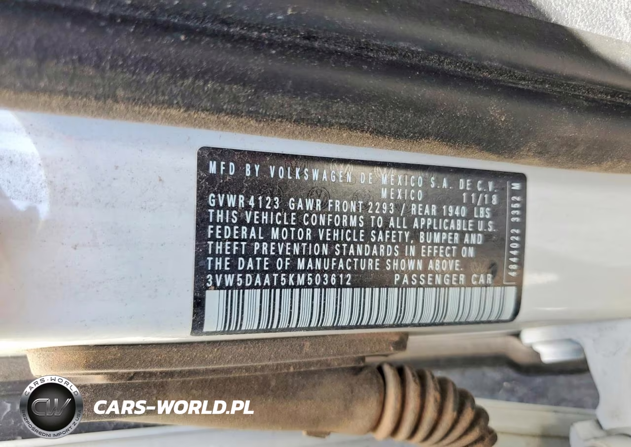 2019 Volkswagen Beetle S VIN:3VW5DAAT5KM503612 - 12