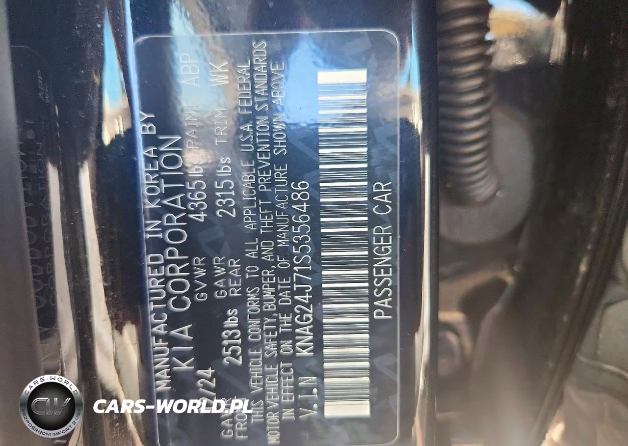2025 Kia K5 Lxs VIN:KNAG24J71S5356486 - 12