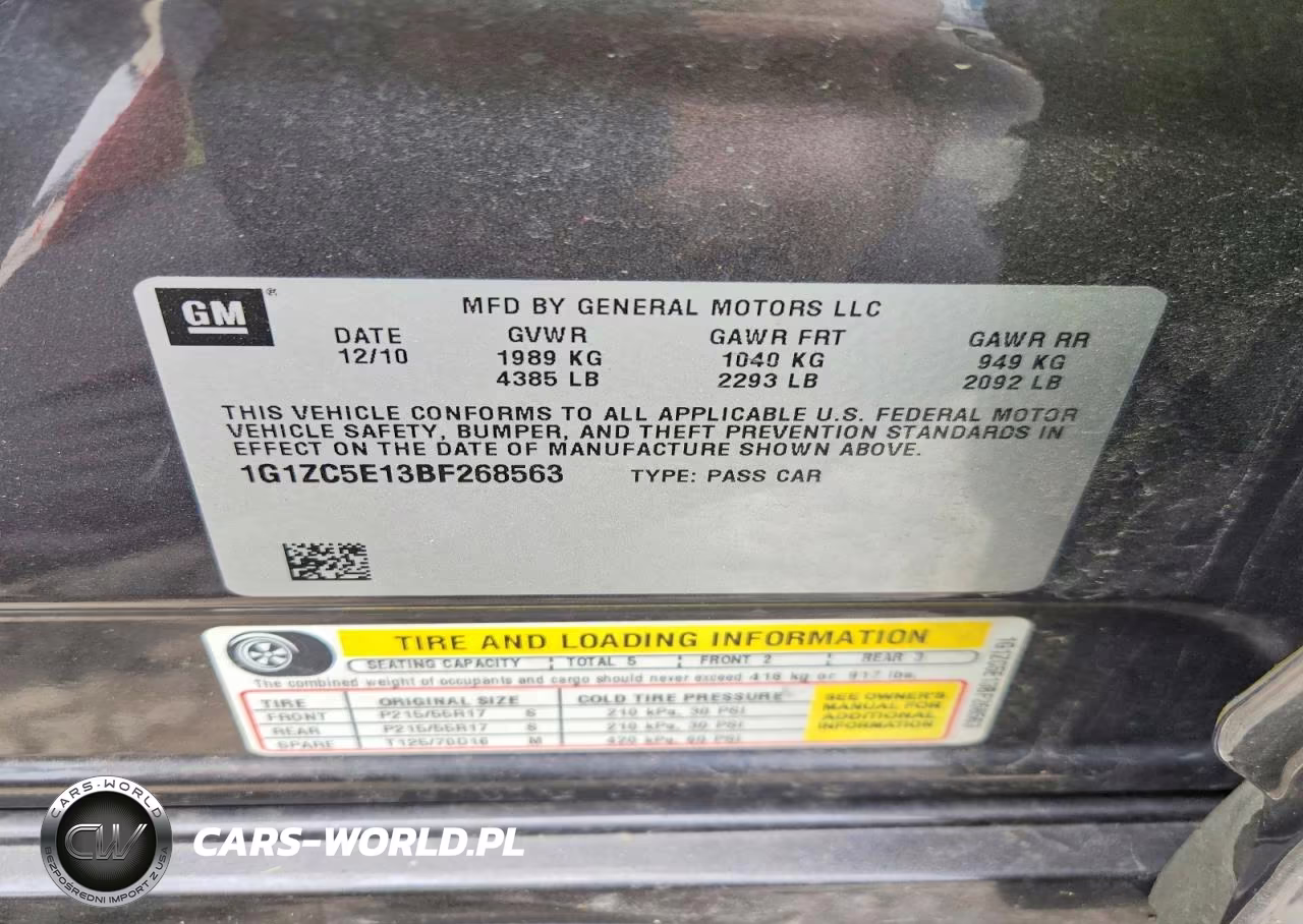 2011 Chevrolet Malibu 1Lt VIN:1G1ZC5E13BF268563 - 12