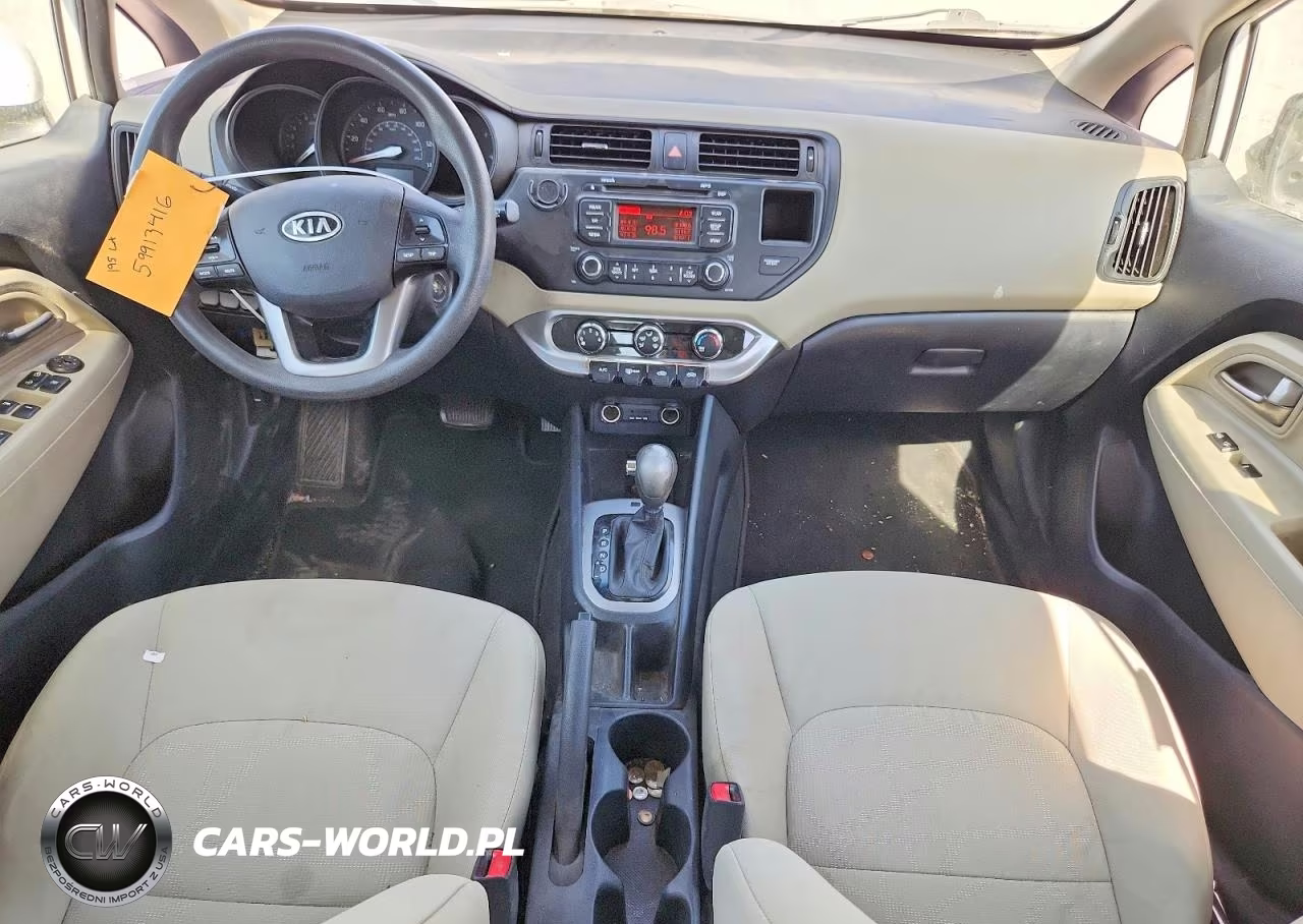 2012 Kia Rio Lx VIN:KNADM5A37C6012656 - 8
