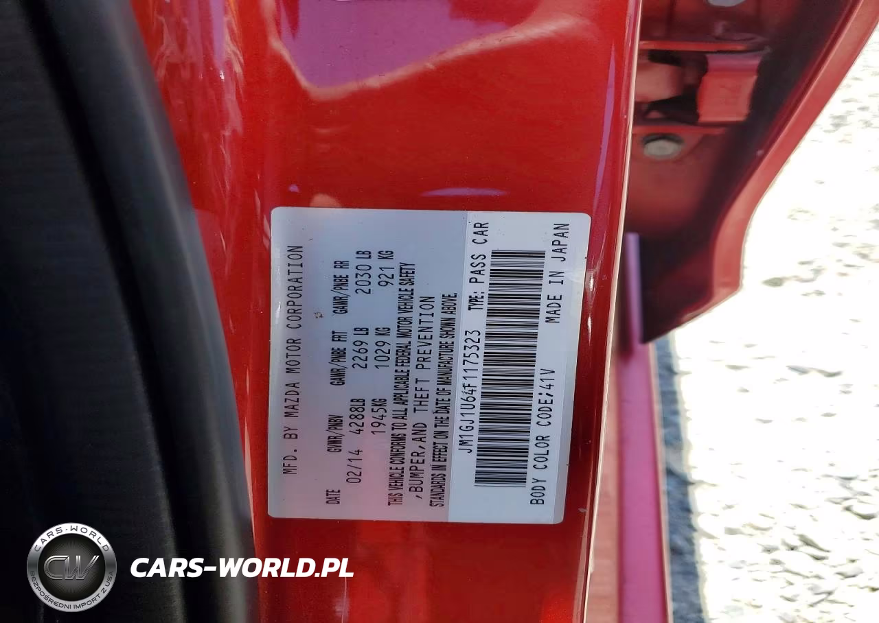 2015 Mazda 6 Sport VIN:JM1GJ1U64F1175323 - 13