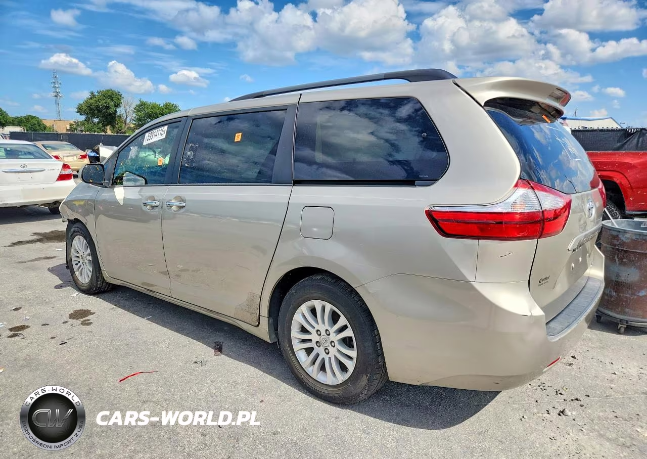 2015 Toyota Sienna Xle 8-Passenger VIN:5TDYK3DC9FS662099 - 2