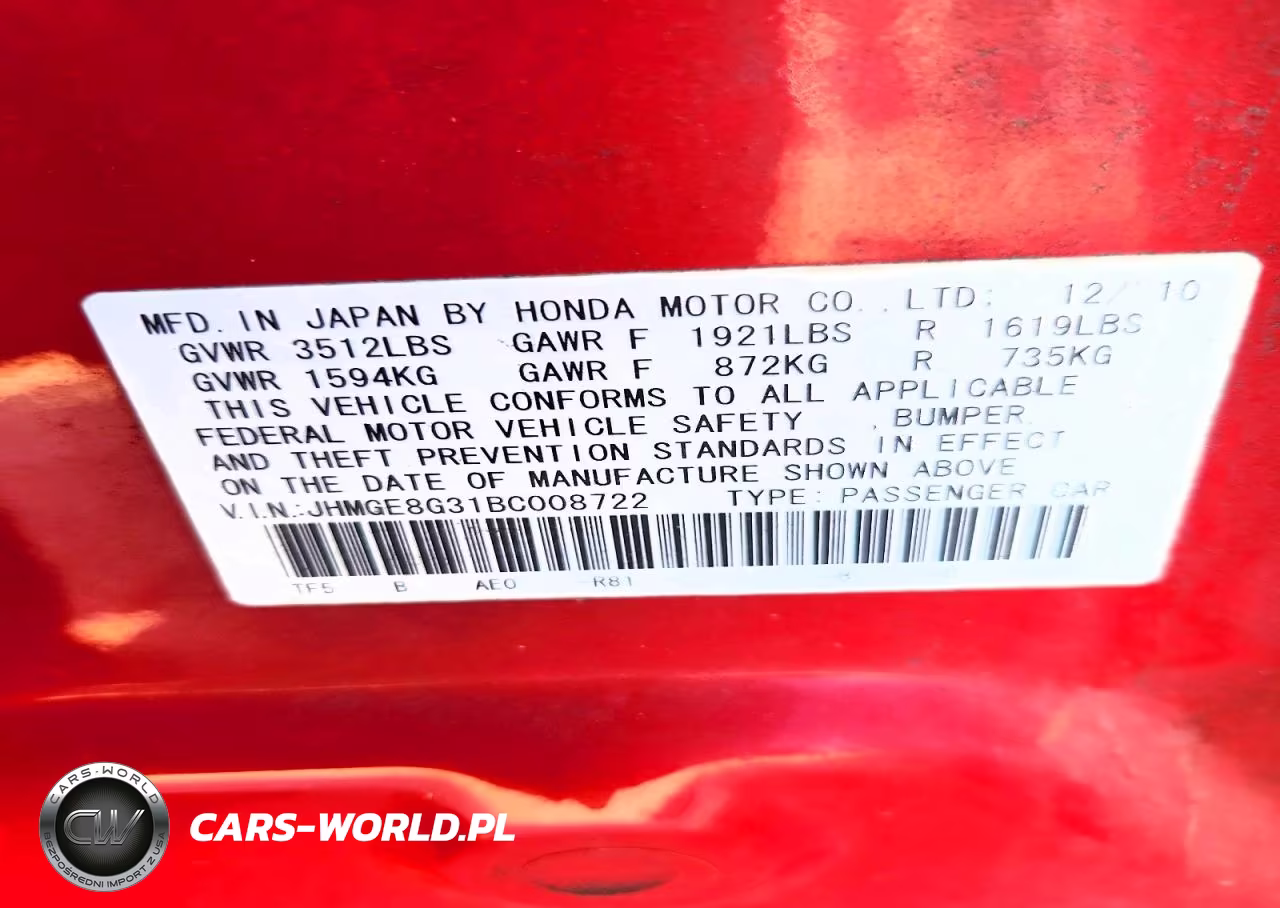 2011 Honda Fit VIN:JHMGE8G31BC008722 - 12