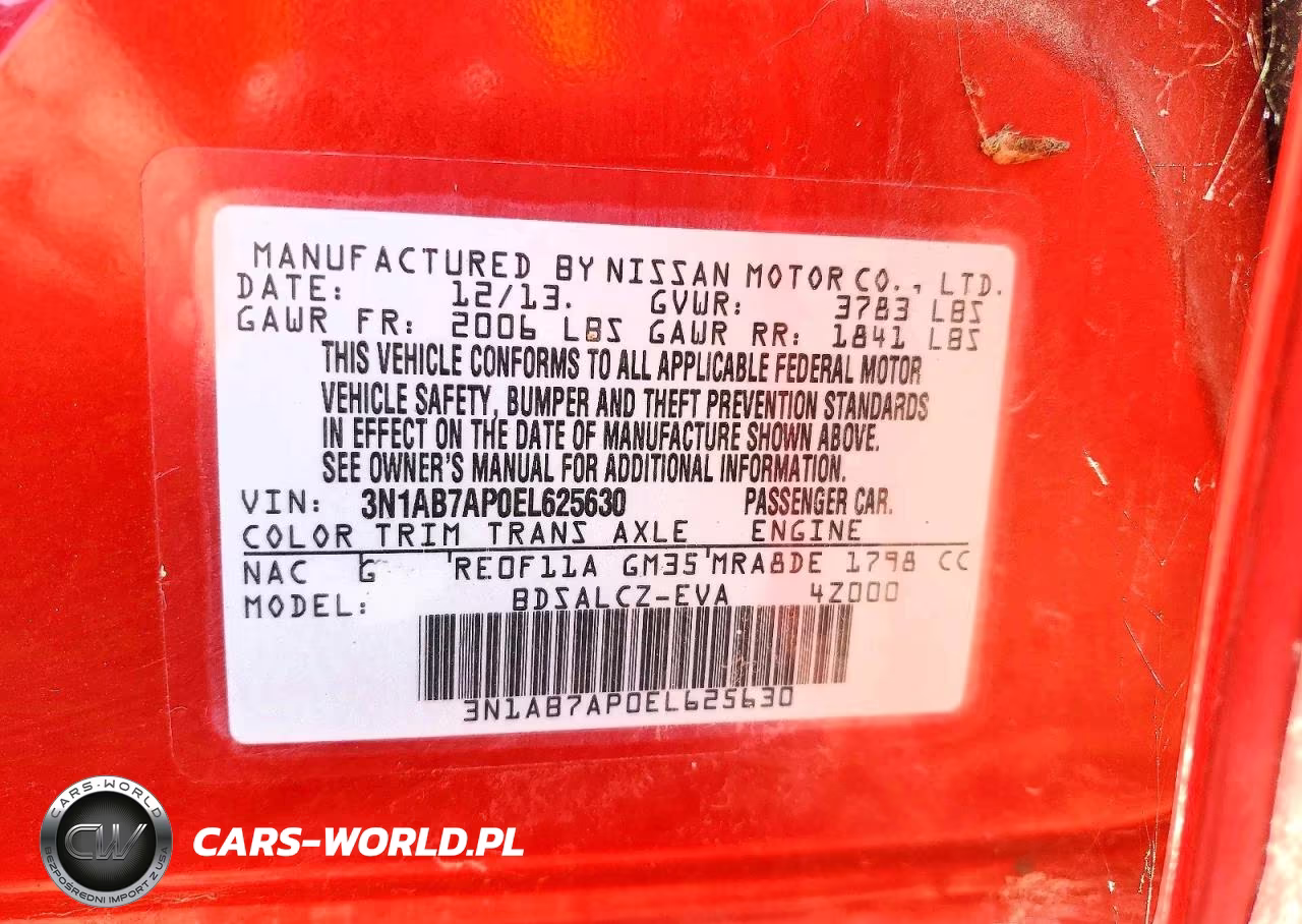 2014 Nissan Sentra S VIN:3N1AB7AP0EL625630 - 12