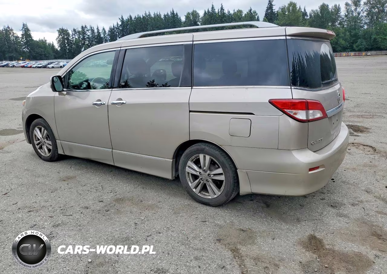 2011 Nissan Quest 3.5 S VIN:JN8AE2KP1B9007702 - 2