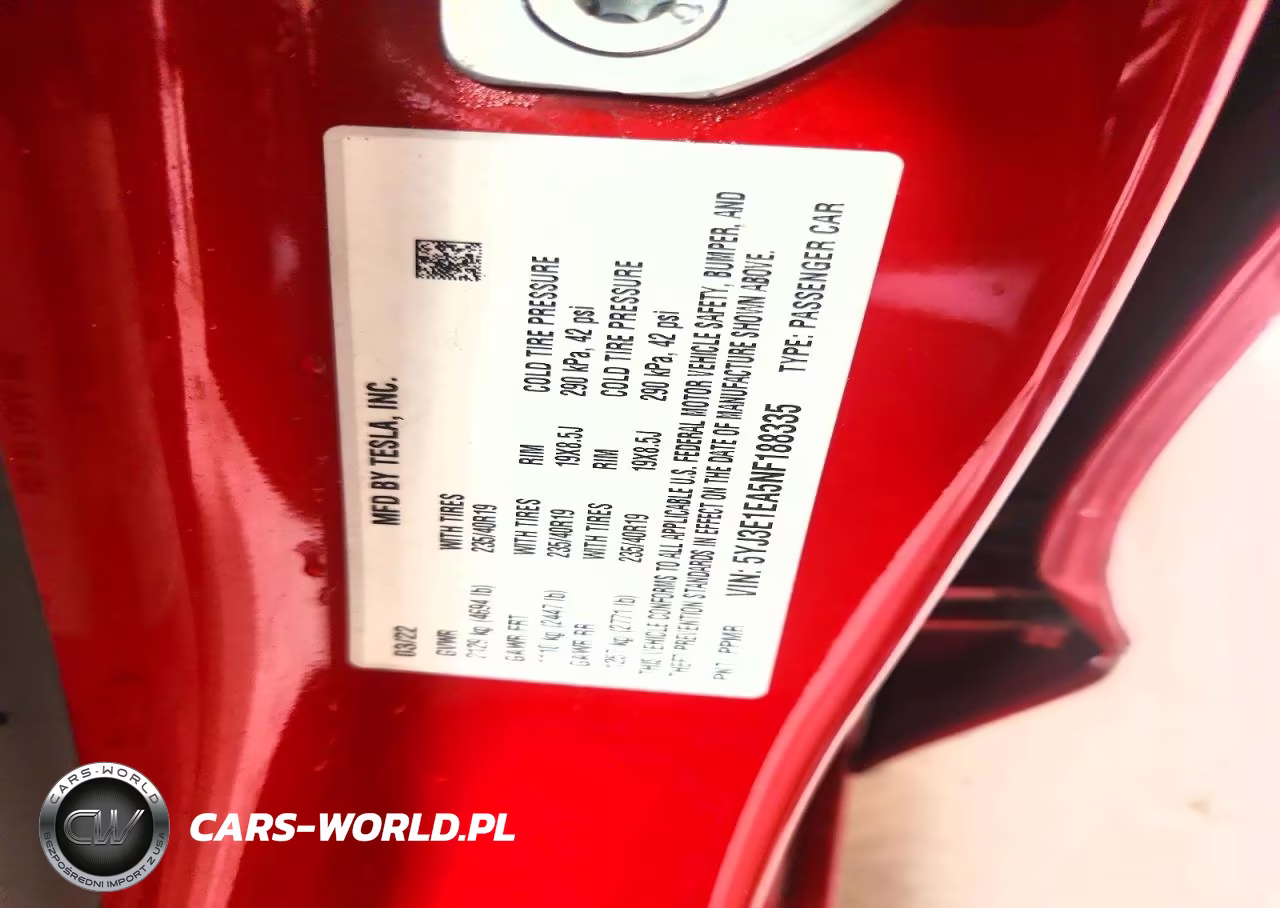 2022 Tesla Model 3 VIN:5YJ3E1EA5NF188335 - 12