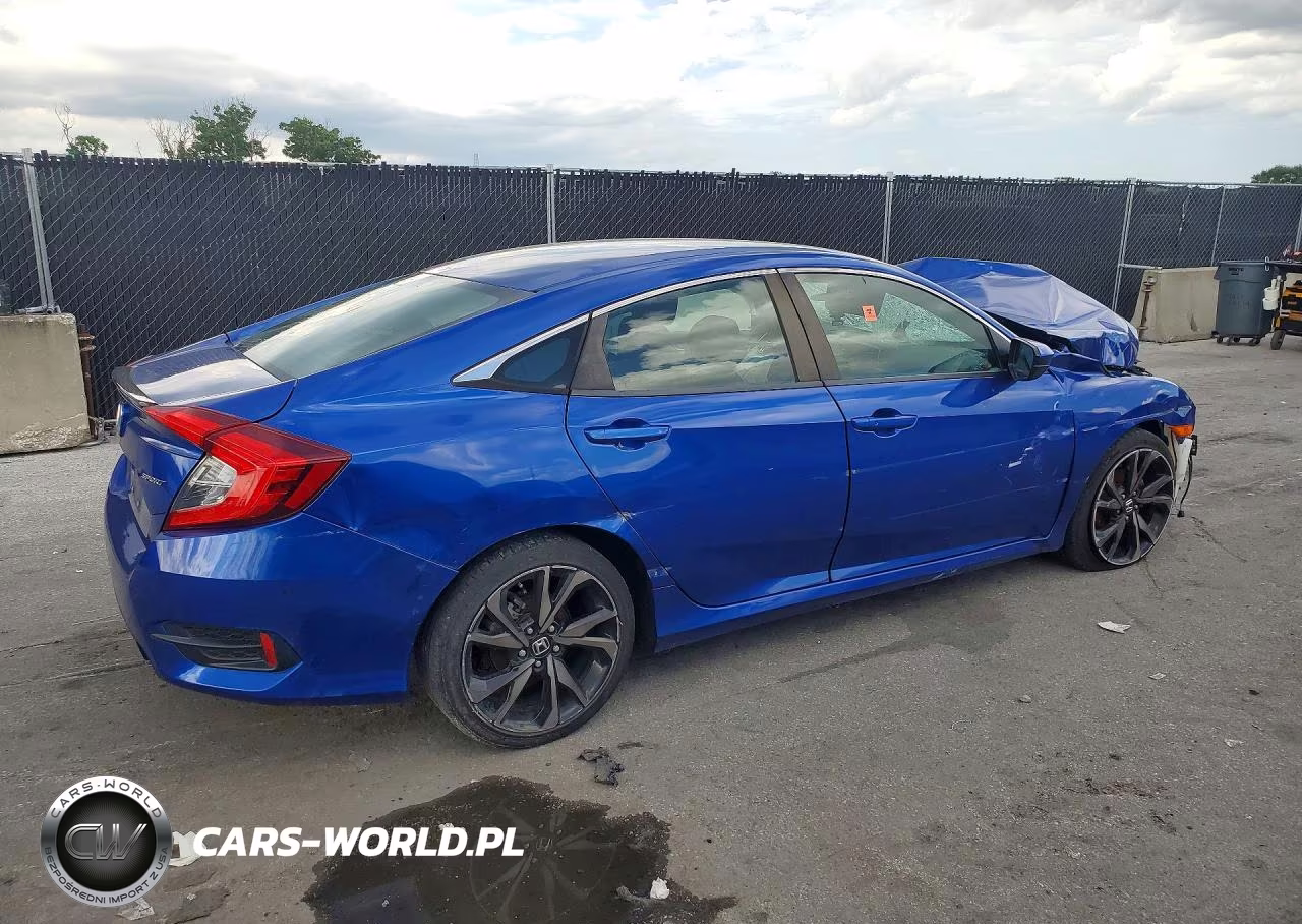 2021 Honda Civic Sport VIN:2HGFC2F80MH533771 - 3