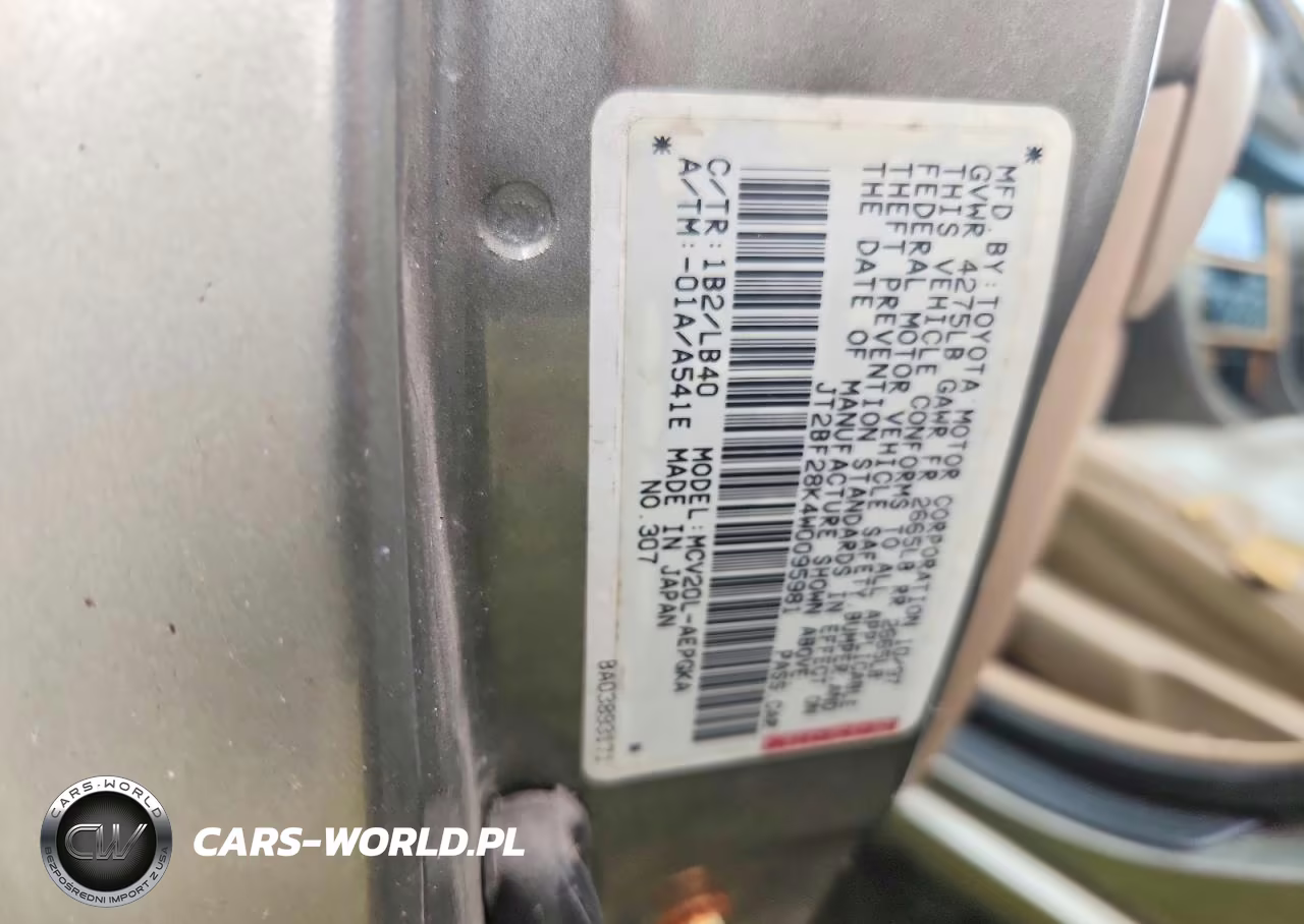 1998 Toyota Camry Ce V6 VIN:JT2BF28K4W0095981 - 12