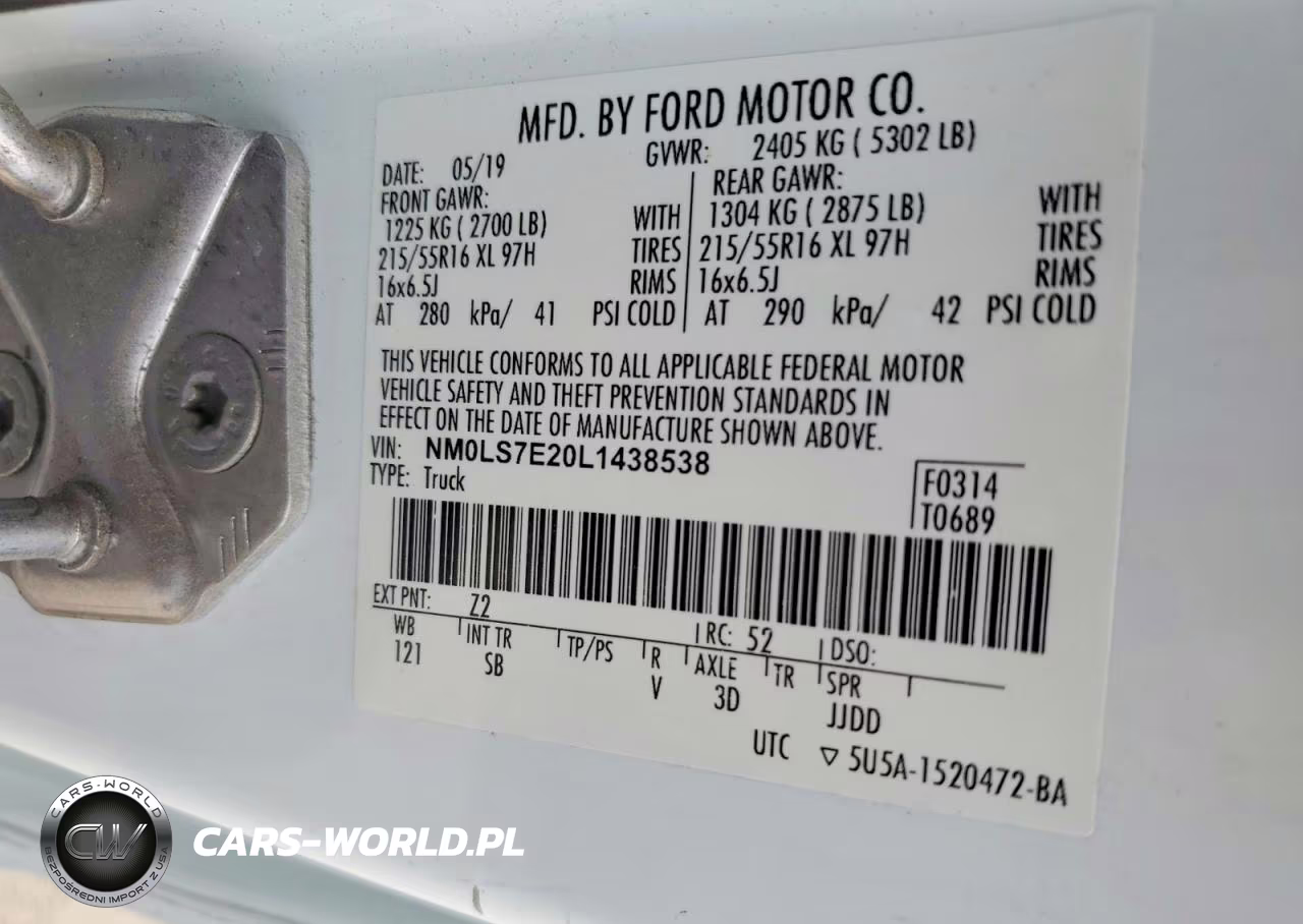 2020 Ford Transit Connect Xl VIN:NM0LS7E20L1438538 - 14