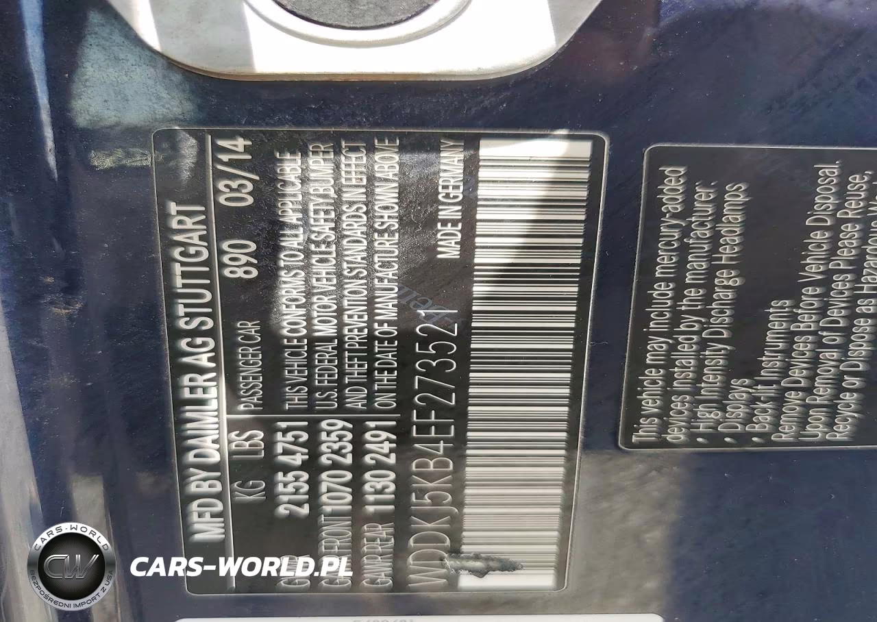 2014 Mercedes-Benz E 350 VIN:WDDKJ5KB4EF273521 - 12
