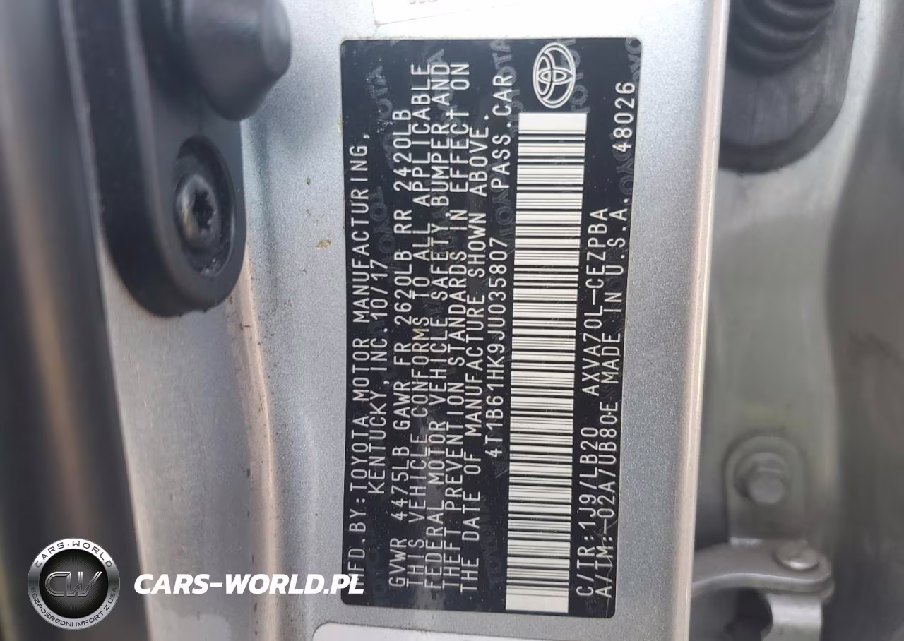 2018 Toyota Camry Xse VIN:4T1B61HK9JU035807 - 12
