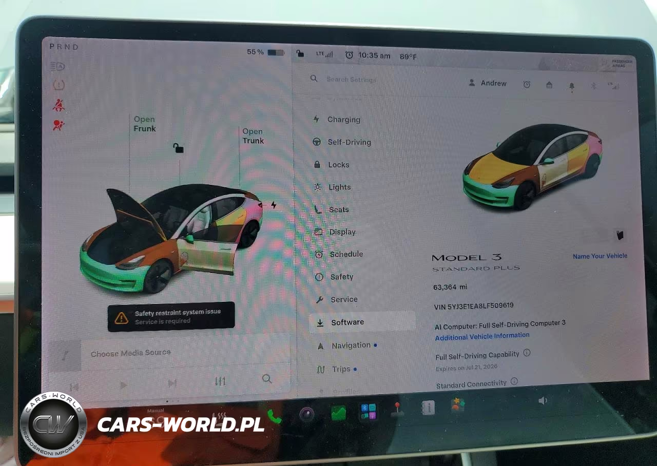 2020 Tesla Model 3 VIN:5YJ3E1EA8LF509619 - 9