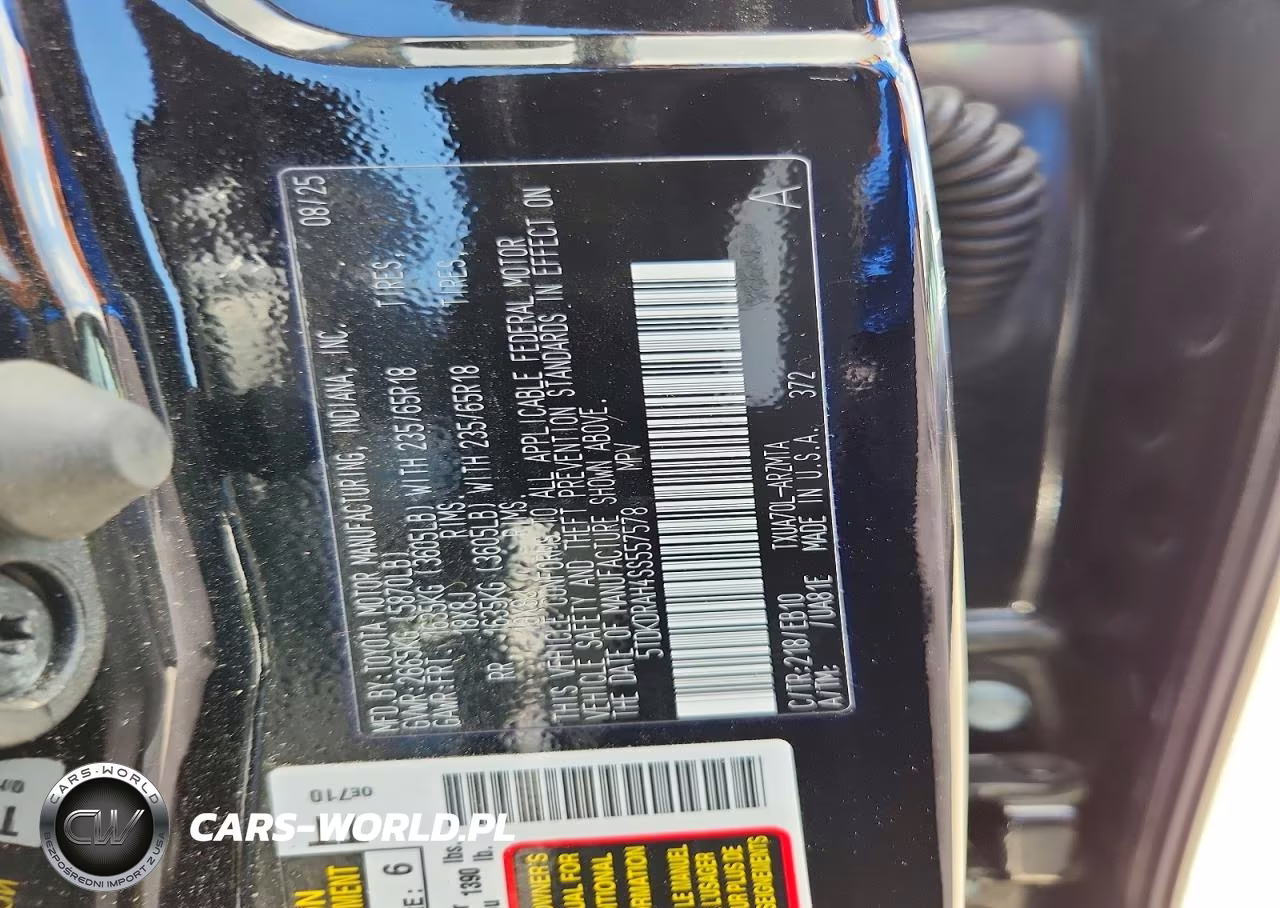 2025 Toyota Highlander Xle VIN:5TDKDRAH4SS557578 - 13