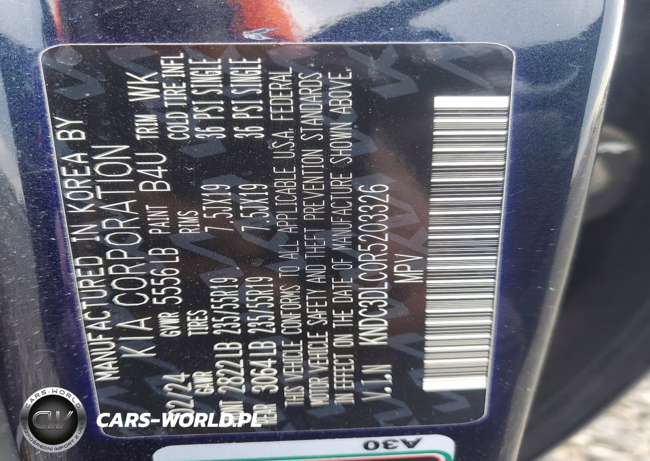 2024 Kia Ev6 Light Long Range VIN:KNDC3DLC0R5203326 - 13