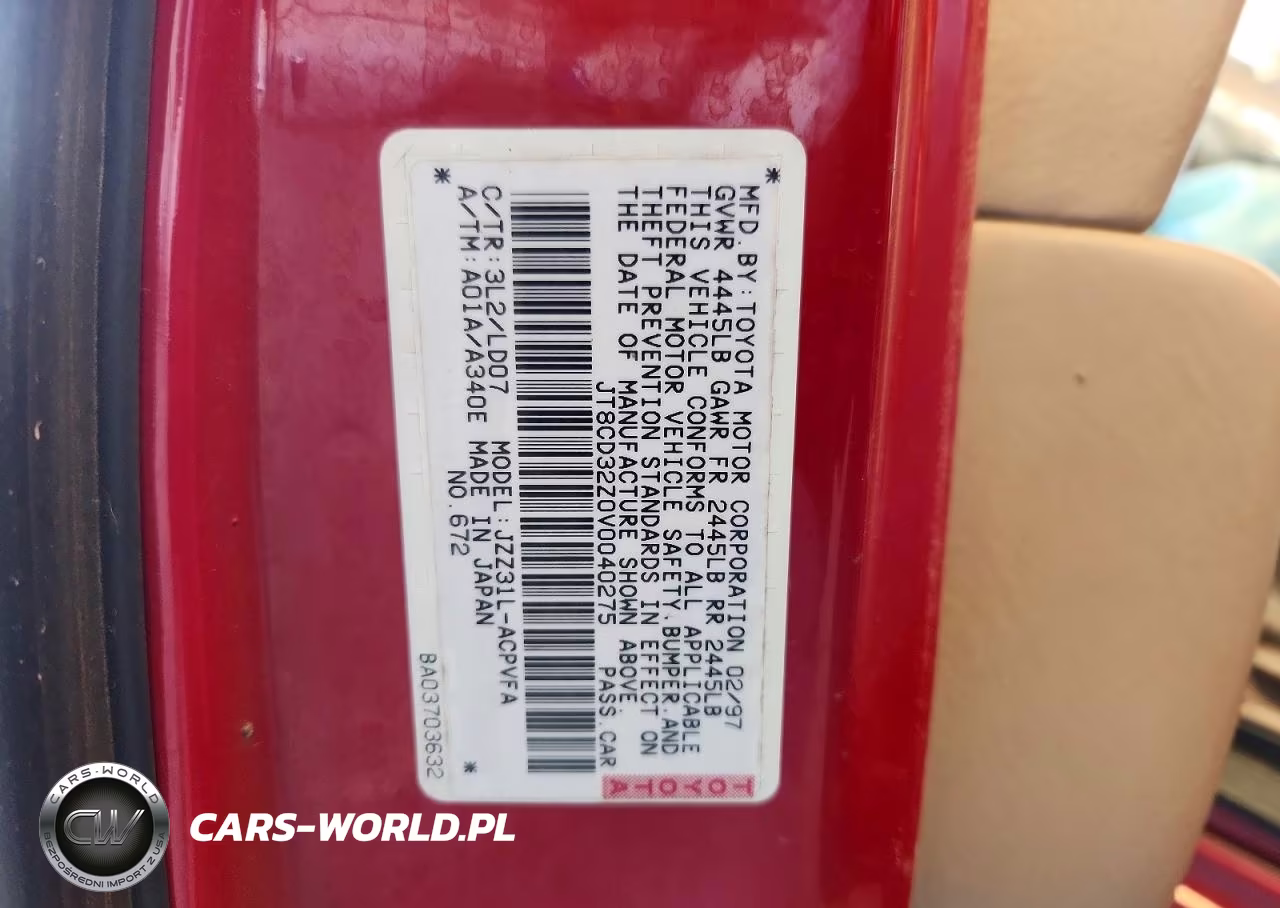 1997 Lexus Sc 300 VIN:JT8CD32Z0V0040275 - 12