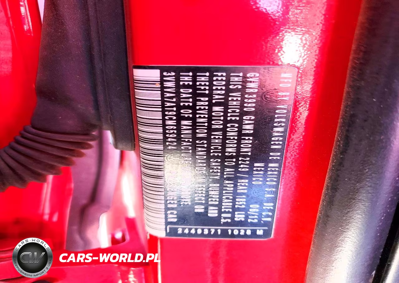 2012 Volkswagen Beetle Turbo VIN:3VWVA7AT9CM659424 - 12