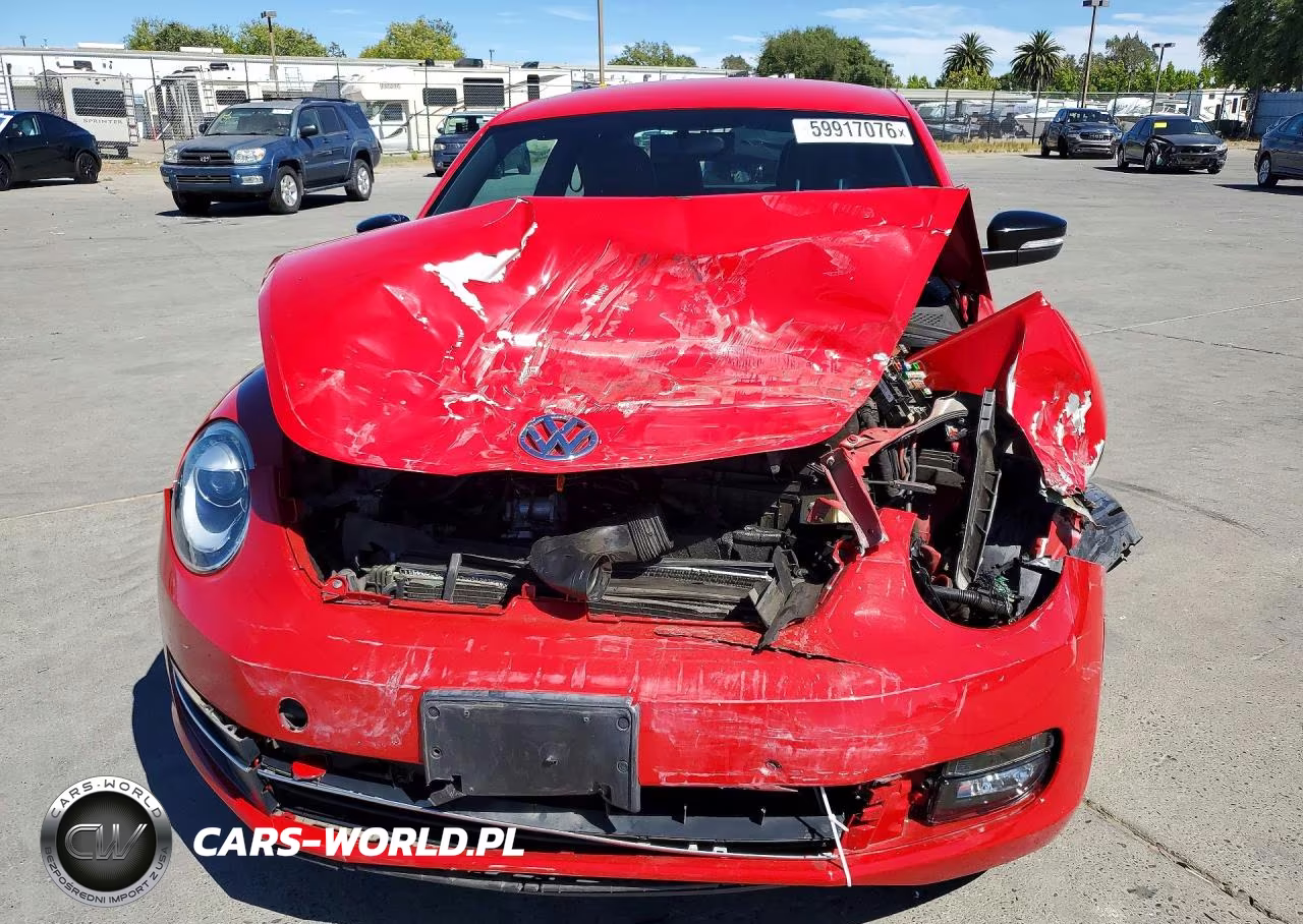 2012 Volkswagen Beetle Turbo VIN:3VWVA7AT9CM659424 - 5