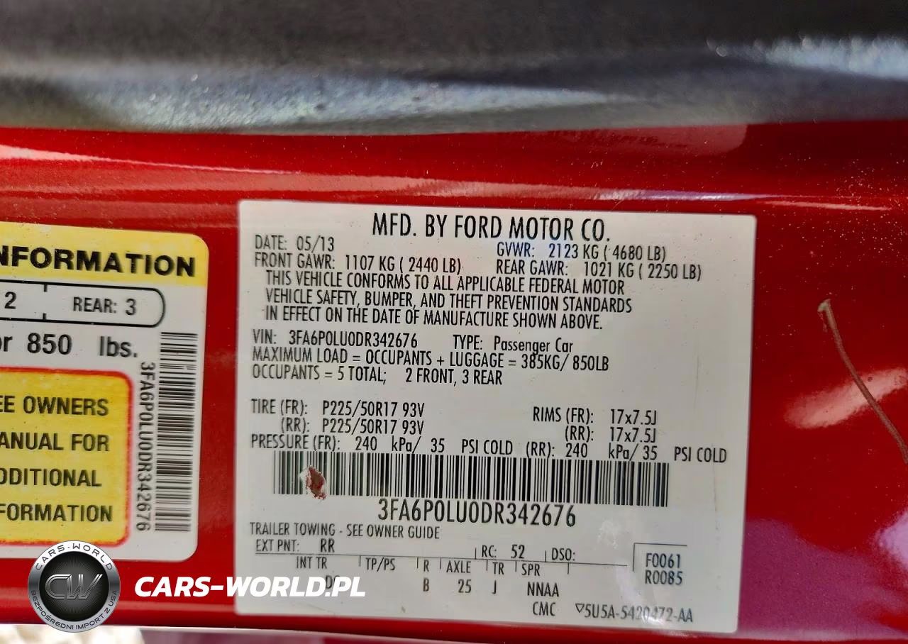 2013 Ford Fusion VIN:3FA6P0LU0DR342676 - 12
