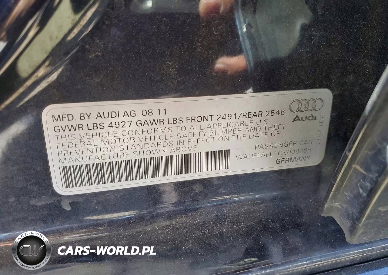 2012 Audi A4 Premium Plus VIN:WAUFFAFL1CN008399 - 12
