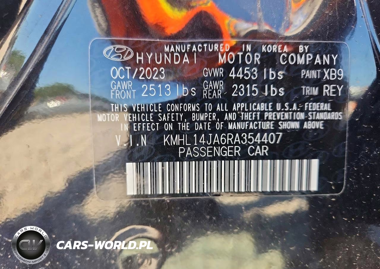 2024 Hyundai Sonata Sel VIN:KMHL14JA6RA354407 - 12