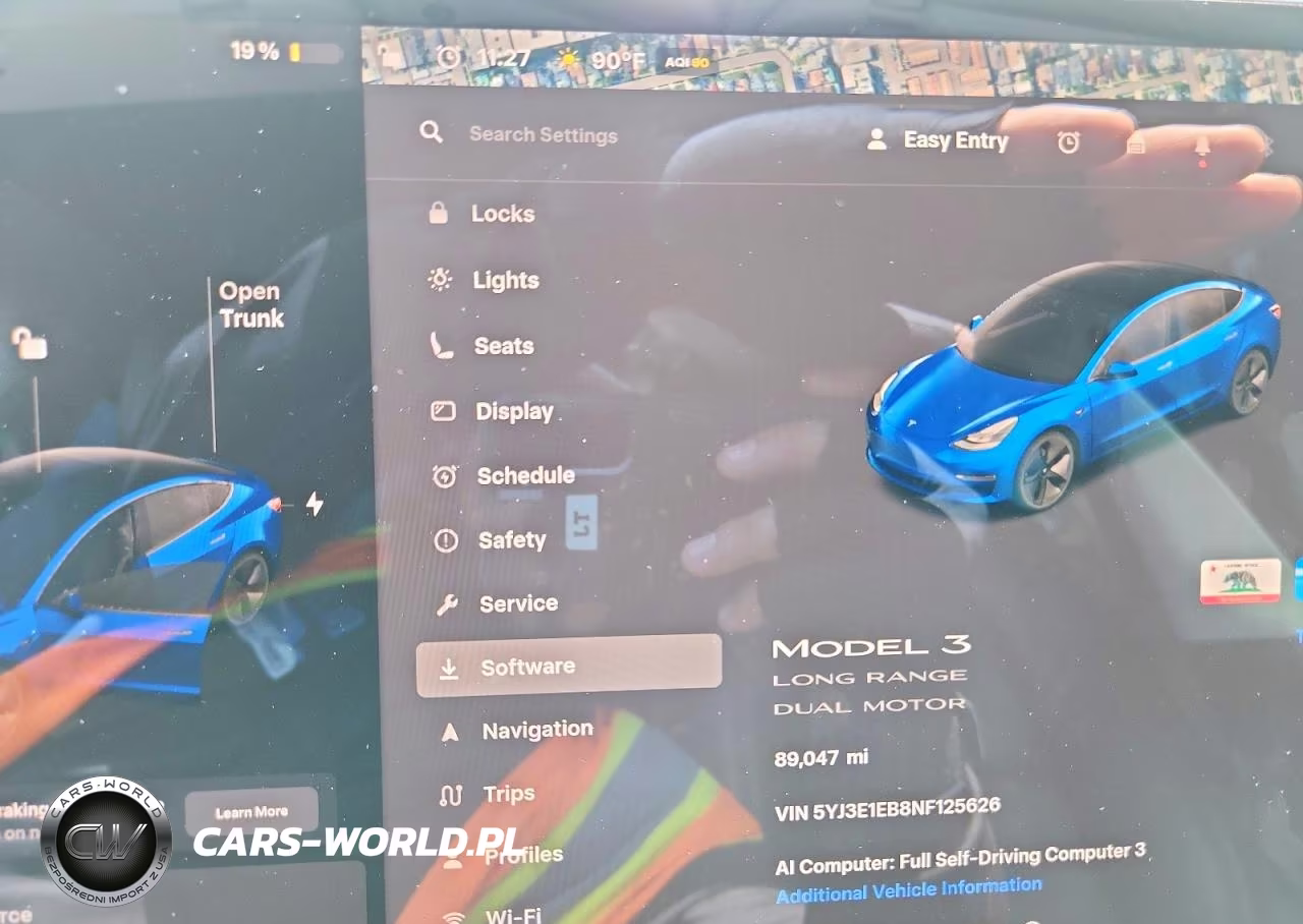 2022 Tesla Model 3 VIN:5YJ3E1EB8NF125626 - 9