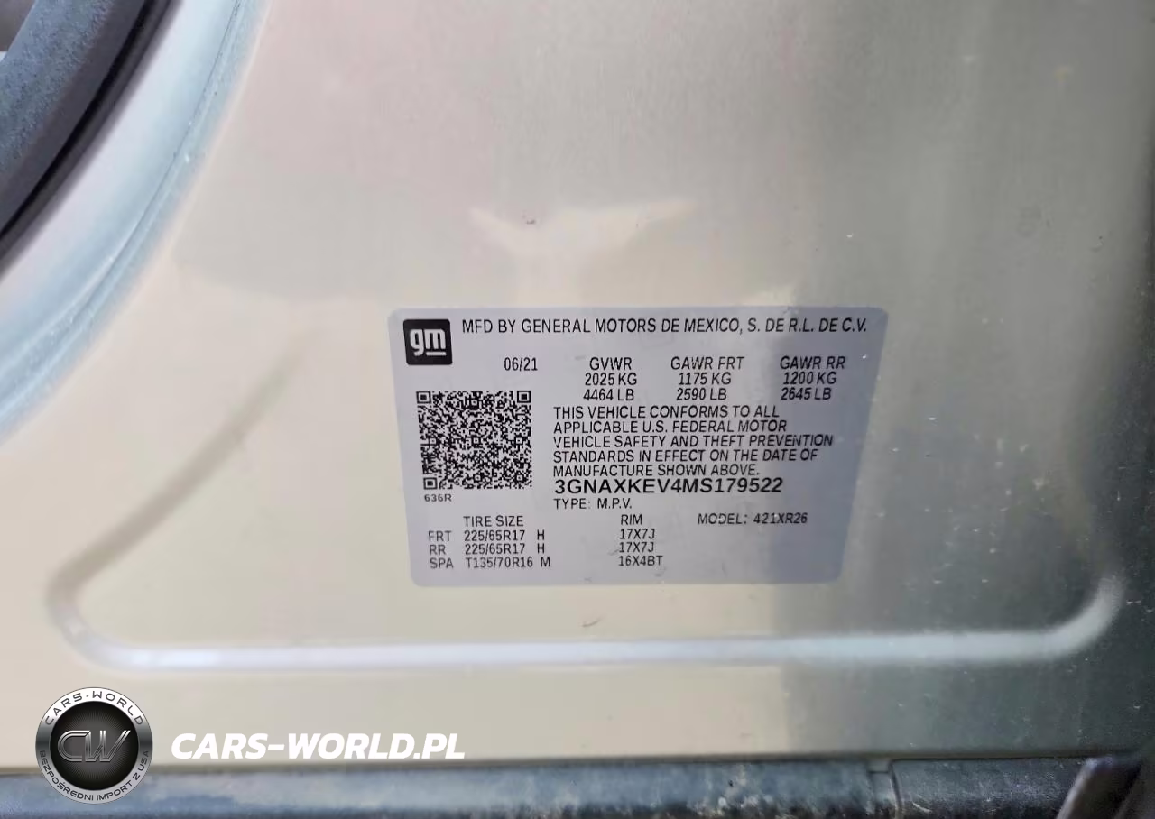 2021 Chevrolet Equinox Lt VIN:3GNAXKEV4MS179522 - 13