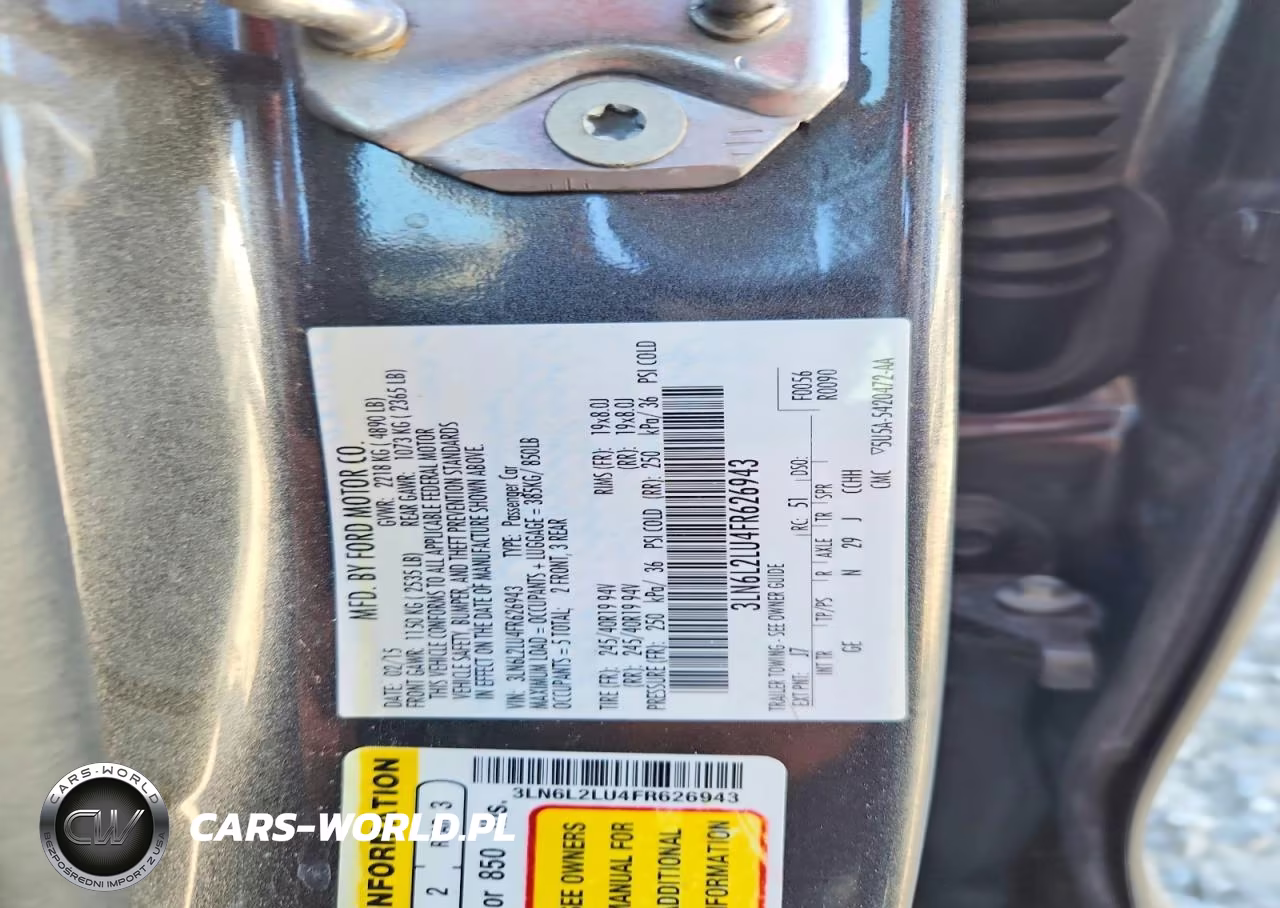 2015 Lincoln Mkz Hybrid VIN:3LN6L2LU4FR626943 - 12