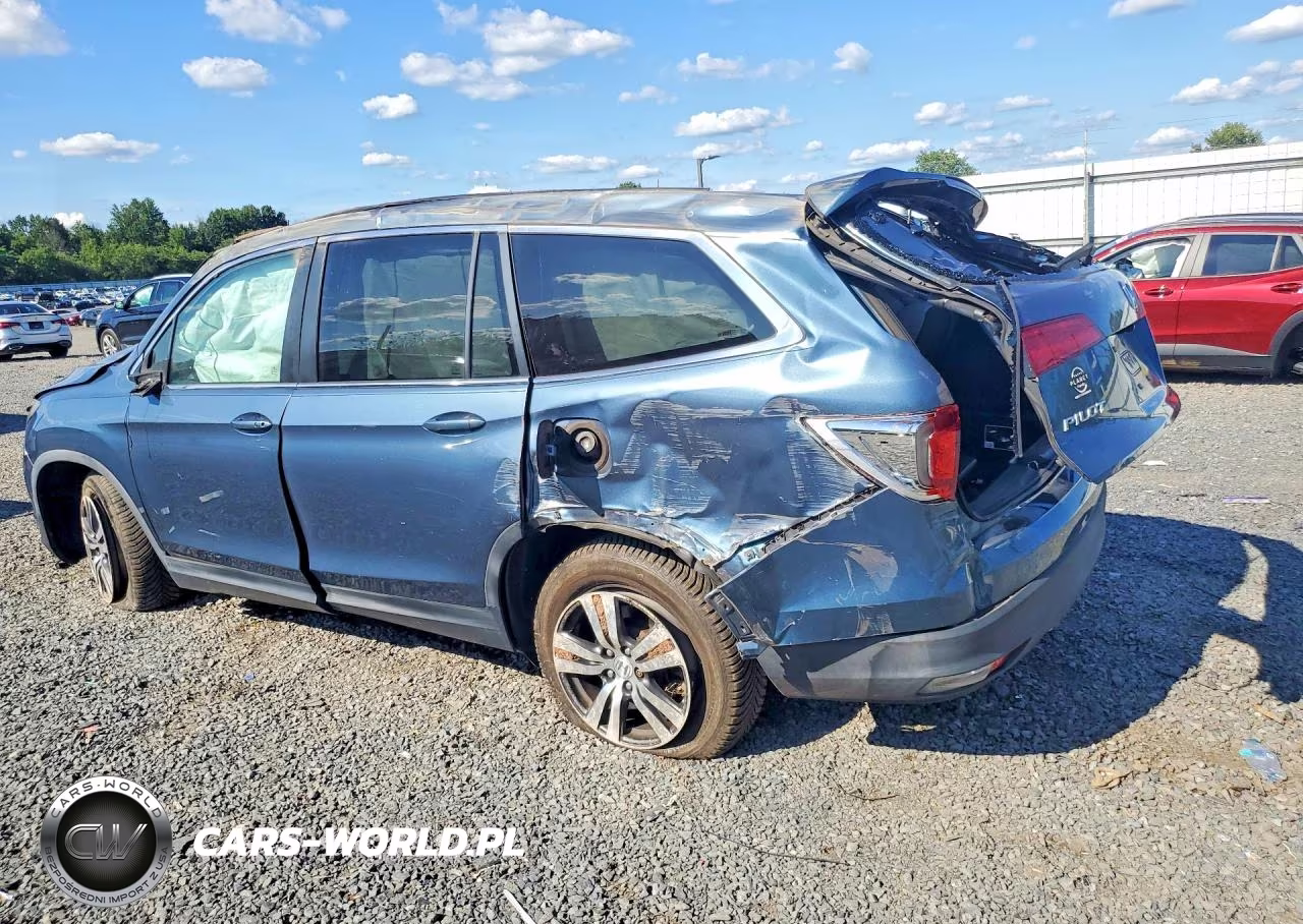 2016 Honda Pilot Exl VIN:5FNYF6H54GB007176 - 2
